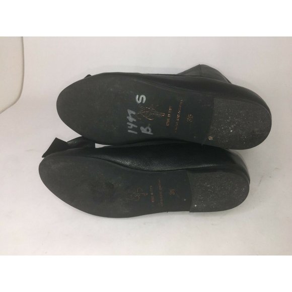 Lavorazione Artigiana Black Leather Knee High Boot - Picture 5 of 7